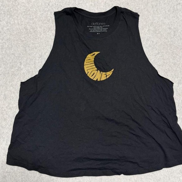 Tops - Black Deftones Razor Back Tank Top Womens XL